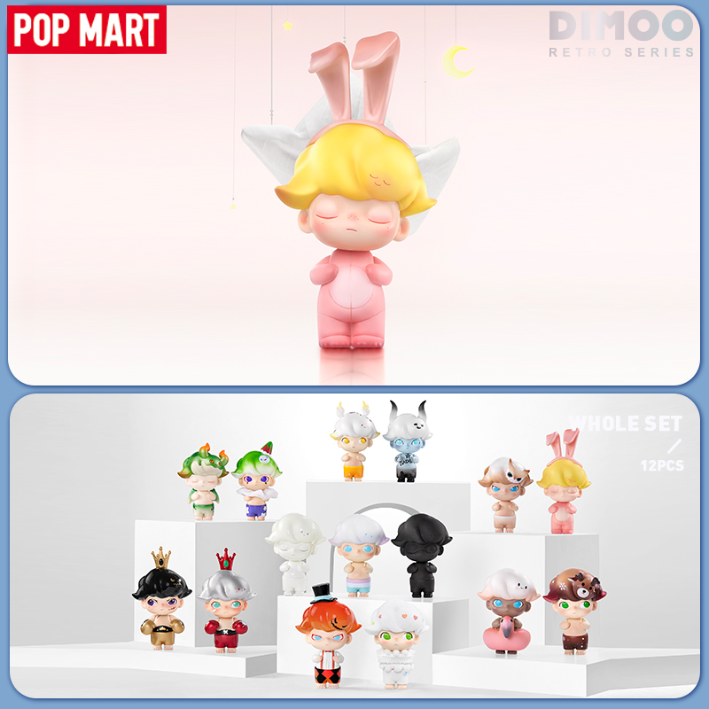 POP MART Figure Toys DIMOO Retro Series Blind Box