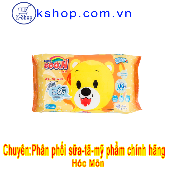 [HCM]Combo 5 bịch khăn ướt Goon 66miếng/bịch