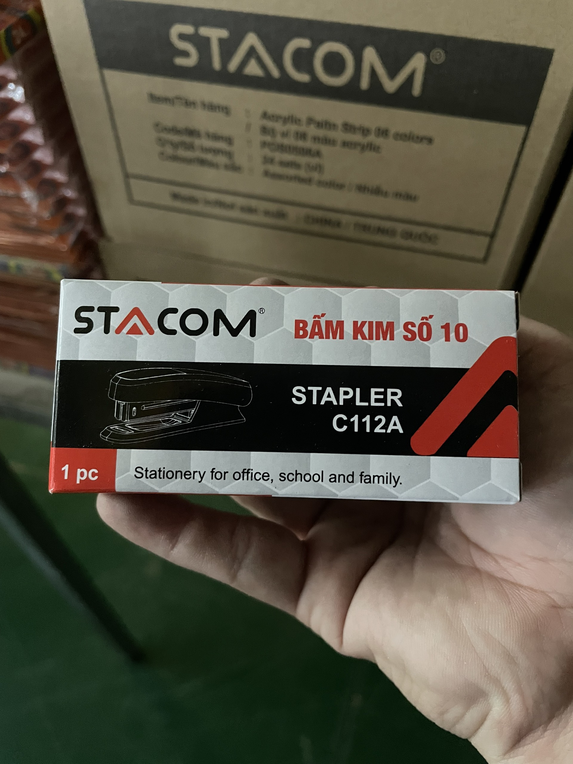 Dập Ghim Số 10 Stacom C112A Dập Được 12 Tờ
