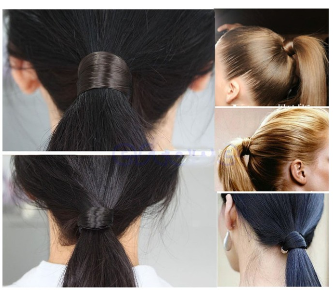 Dây buộc tóc bằng tóc giả