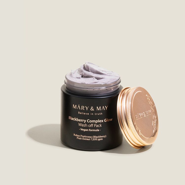 Mặt nạ đất sét mâm xôi mary & may blackberry complex glow wash off mask