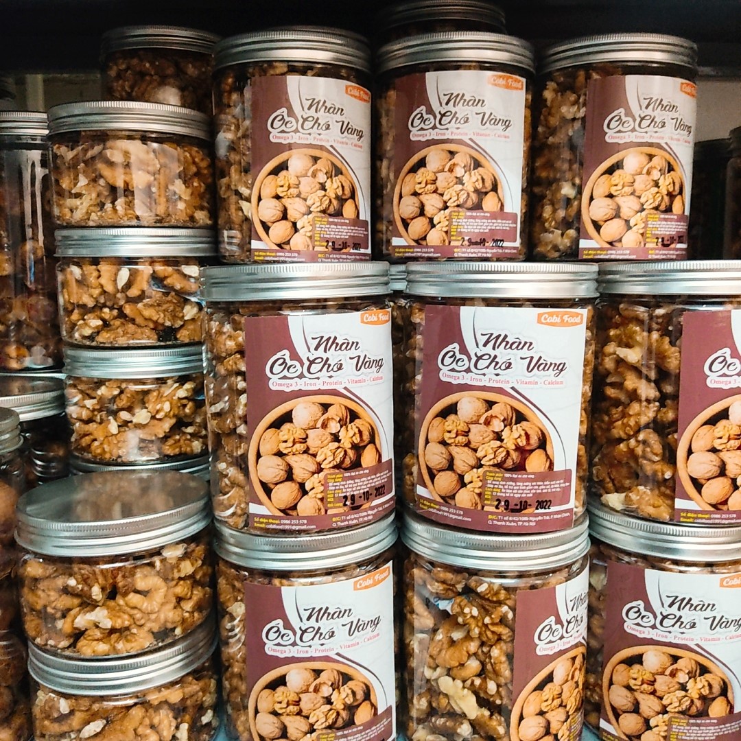 Nhân hạt óc chó vàng-hũ 300g