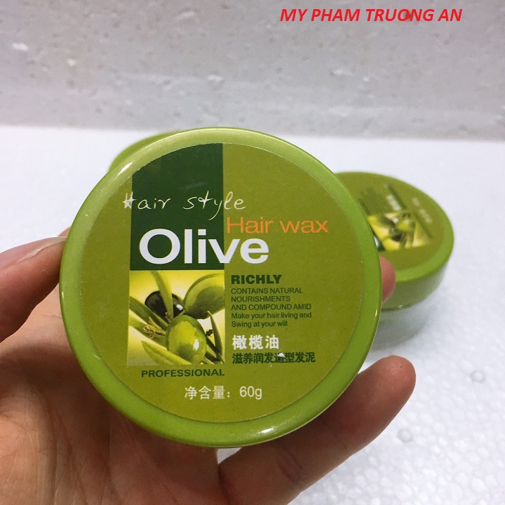 Sáp vuốt tóc nam Olive hair wax
