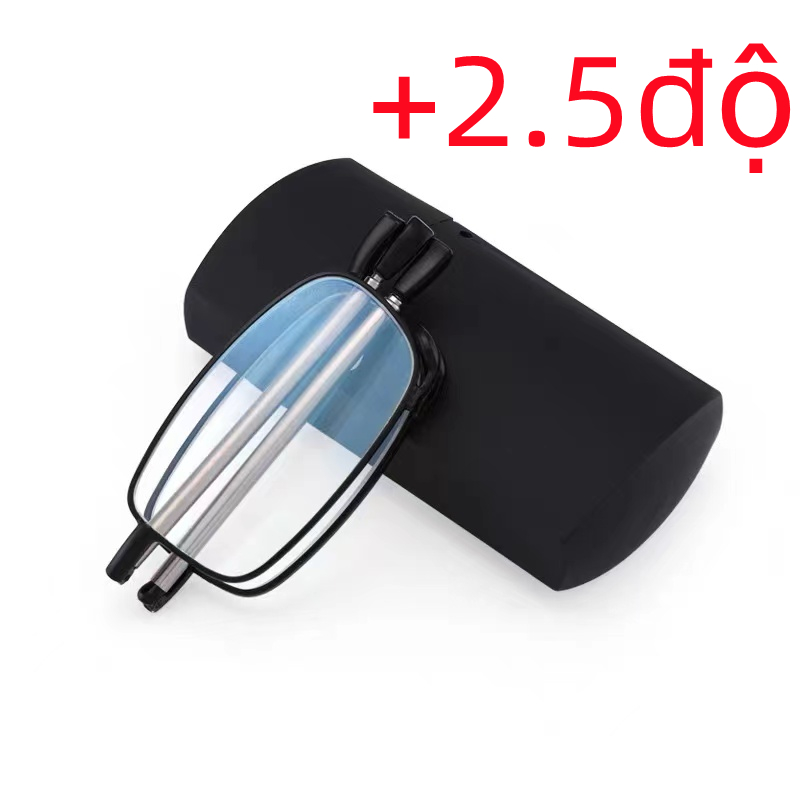 Kính lão gấp gọn chất lượng cao có độ sẵn 0.5-6 độ cho người già đọc sách viễn thị mọi khoảng cách cực tiện lợi nam nữ