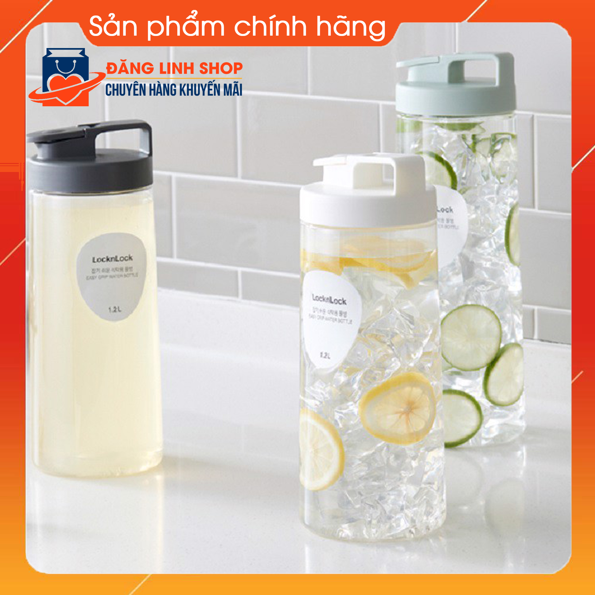 Bình đựng nước Lock & Lock dung tích 1.2L HAP813WHT