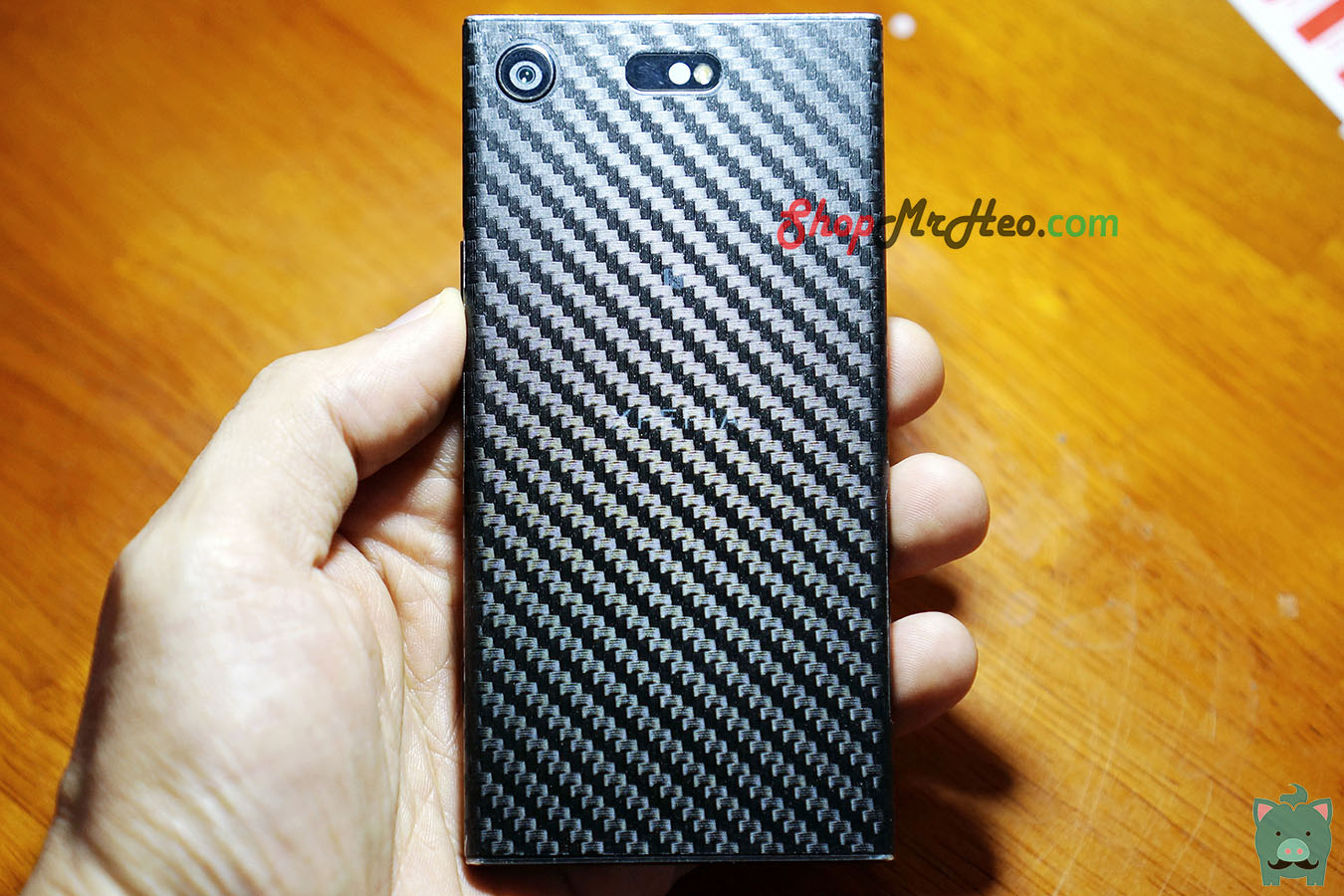 [HCM]Bộ 3 SKin Dán Mặt Sau Lưng Vân 3D Sony Xperia XZ - XZs - XZ1 - XZ1 Compact - XZ Premium - Carbon Hình hộp nhám