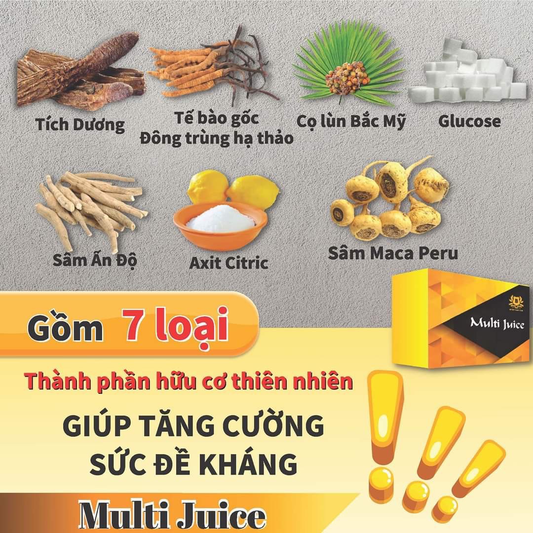 Combo 5 hộp-Nước trái cây hỗn hợp MULTI JUICE (XUẤT XỨ MALAYSIA)