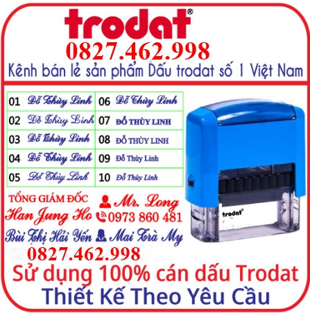 Khắc dấu tên, dấu mộc tên cá nhân - Làm con dấu