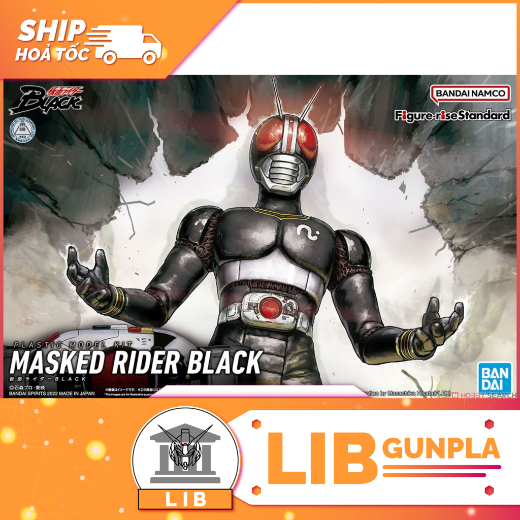 Mô hình lắp ráp Bandai Figure-rise Standard Masked Rider Black