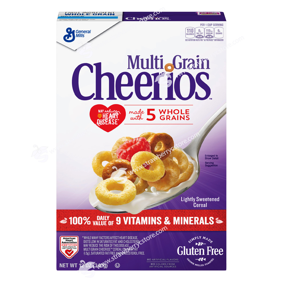 Ngũ Cốc Ăn Sáng General Mills Multi-Grain Cheerios, Hộp 340g 12 Oz.