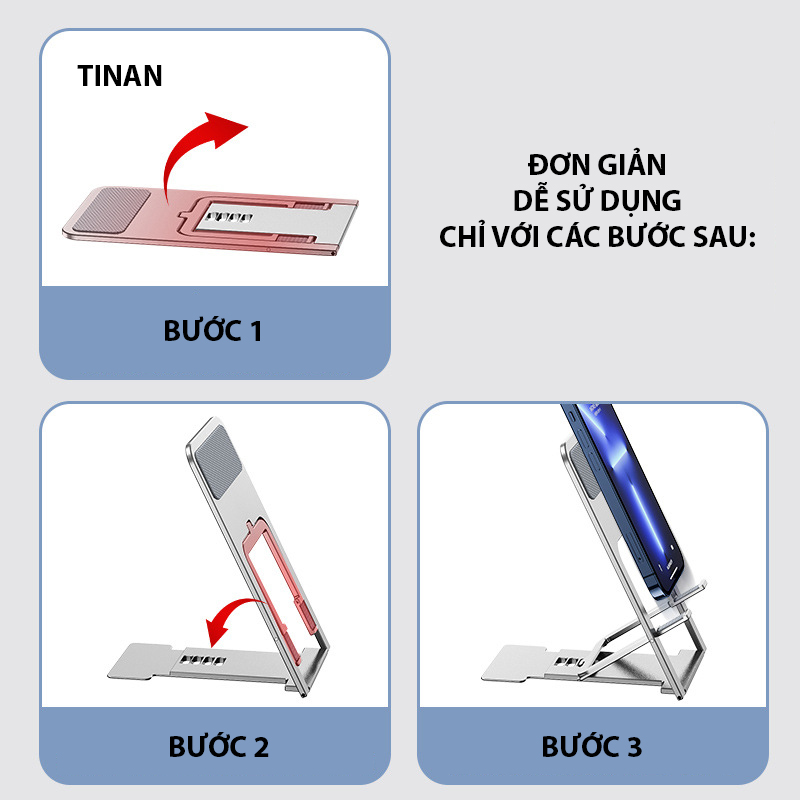 Giá Đỡ Điện Thoại, Máy Tính Bảng, Nhỏ Gọn, Dễ Dàng Gấp Lại