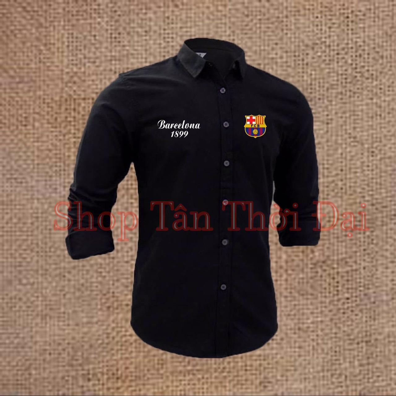 [HCM]ÁO SƠ MI NAM NỮ LOGO CLB BÓNG ĐÁ CỰC HOT