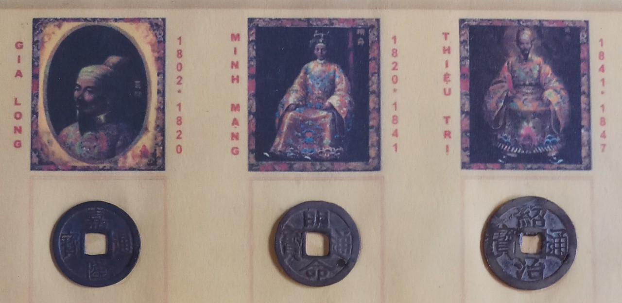 BỘ 9 ĐỒNG XU TRIỀU NGUYỄN