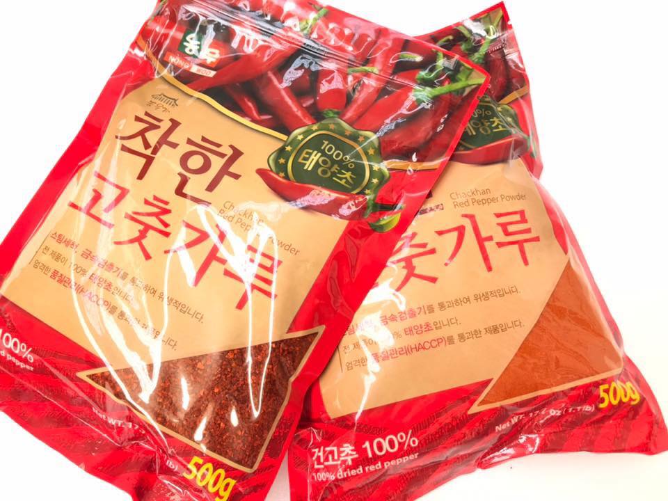 ỚT BỘT  HÀN QUỐC VẢY 500gr (LOẠI THƯỢNG HẠNG)