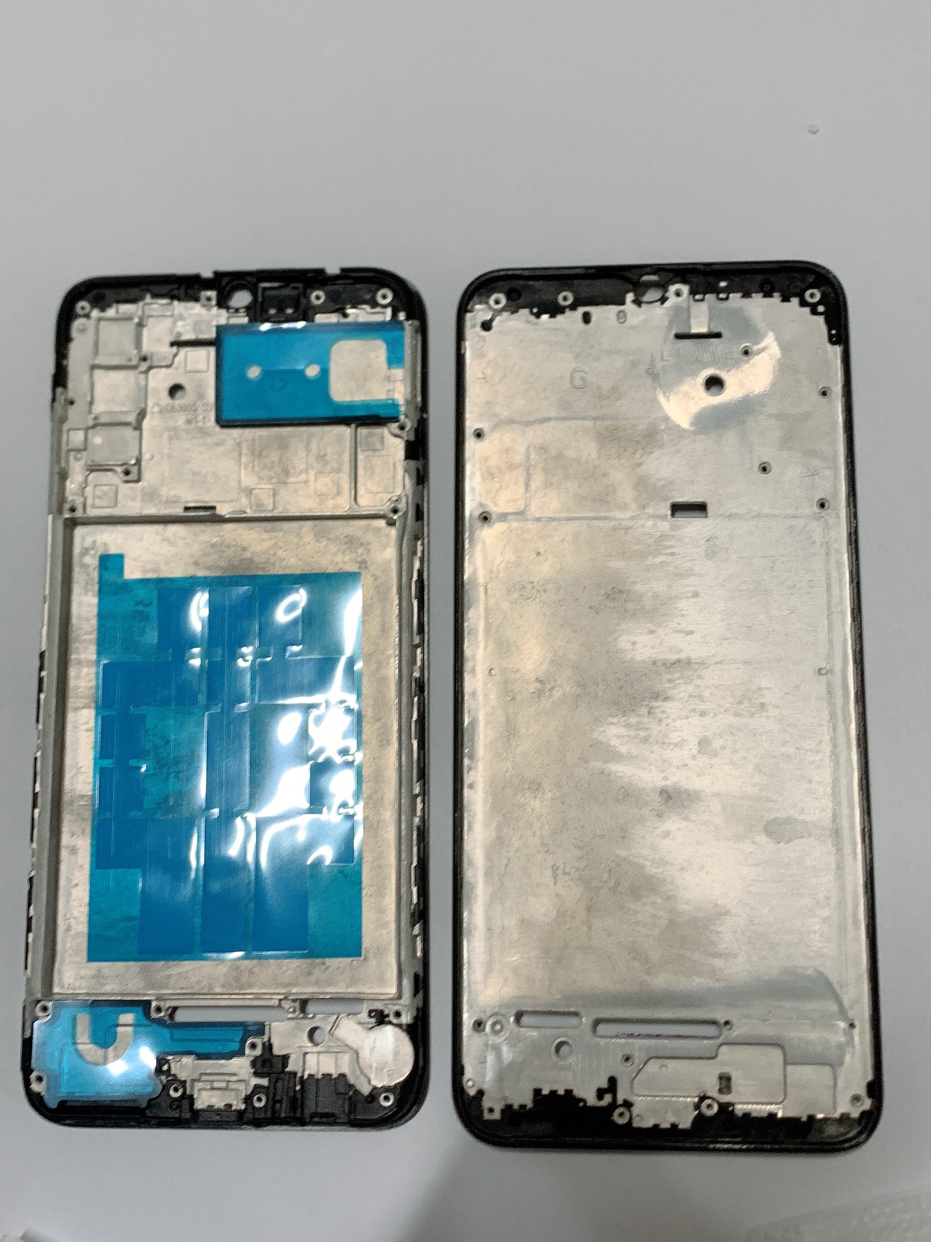 Khung xương samsung galaxy a02s - khung xương ráp máy, màu xám đen