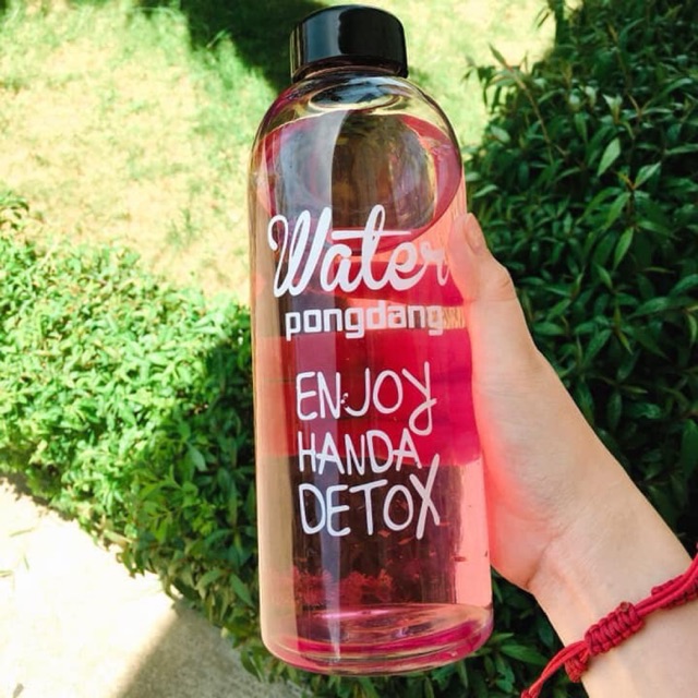 [HCM]Bình thủy tinh DETOX PONGDANG 600ml 1000ml
