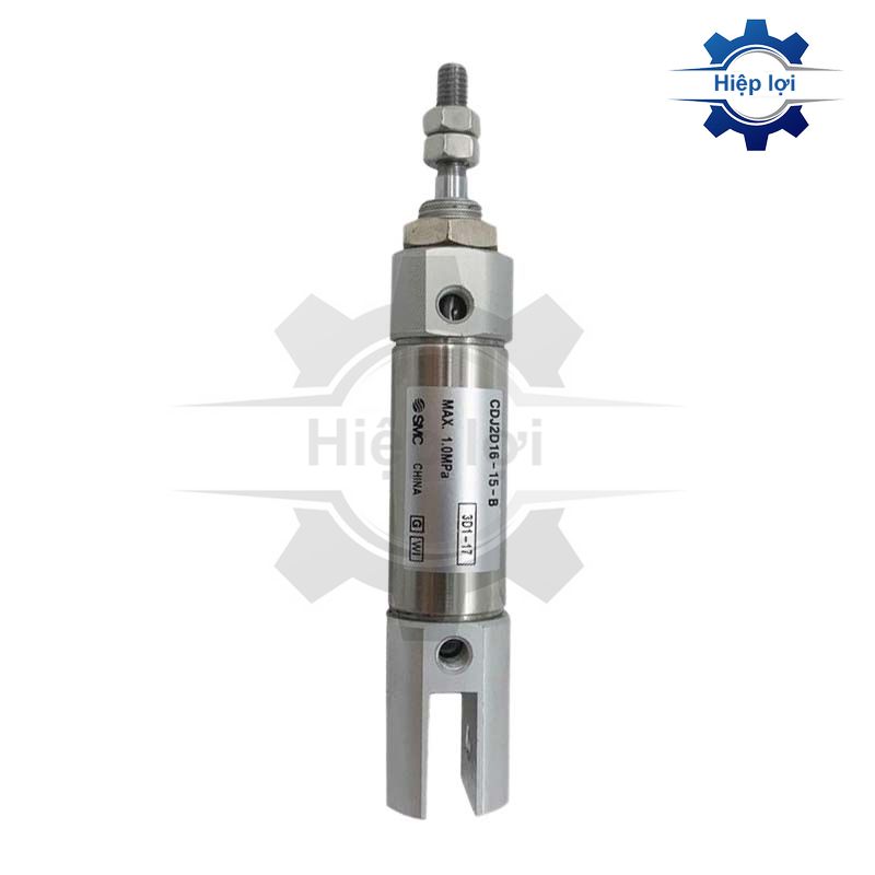 Xi Lanh Inox Nhỏ SMC CDJ2D10/16 – Ben Hơi Mini Chống Gỉ – Lắp Máy Nhỏ Gọn, Hoạt Động Chính Xác