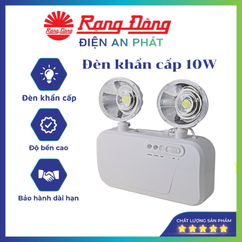 Đèn LED Khẩn cấp 10W Model: KC02 10W Rạng Đông