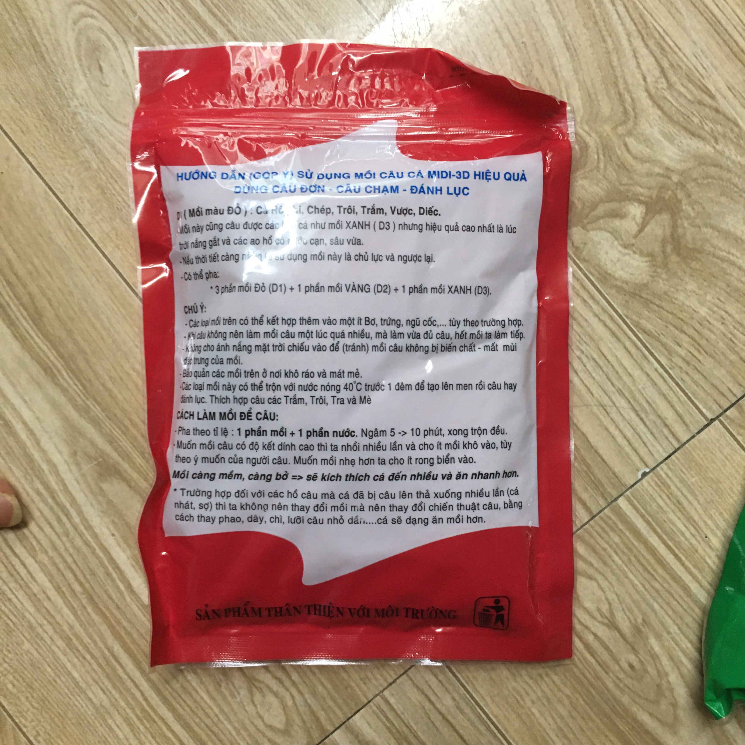 Bộ 3 mồi câu D1, D2, D3 (cá chép, cá phi, cá tra, cá trắm, trôi)-mồi câu d1 d2 d3)