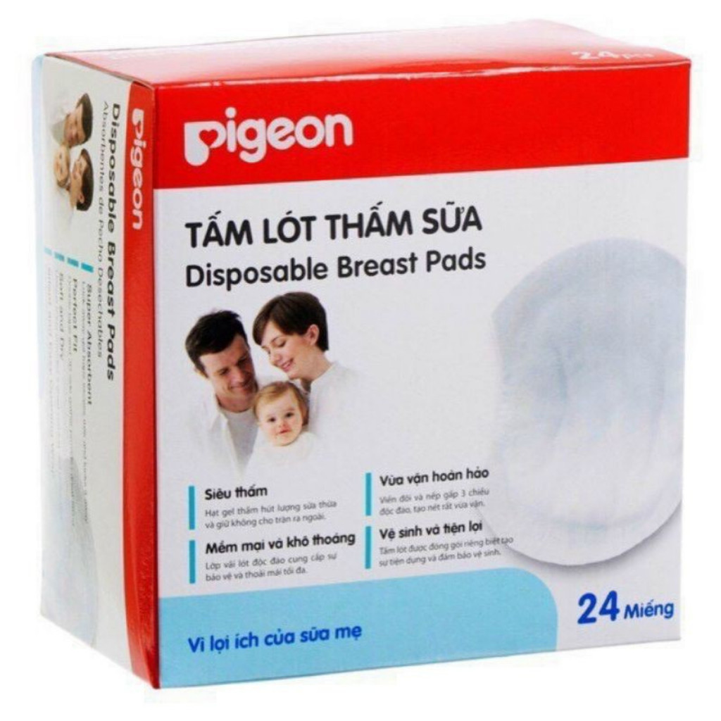 Miếng lót thấm sữa Pigeon ( Hộp 24 miếng )