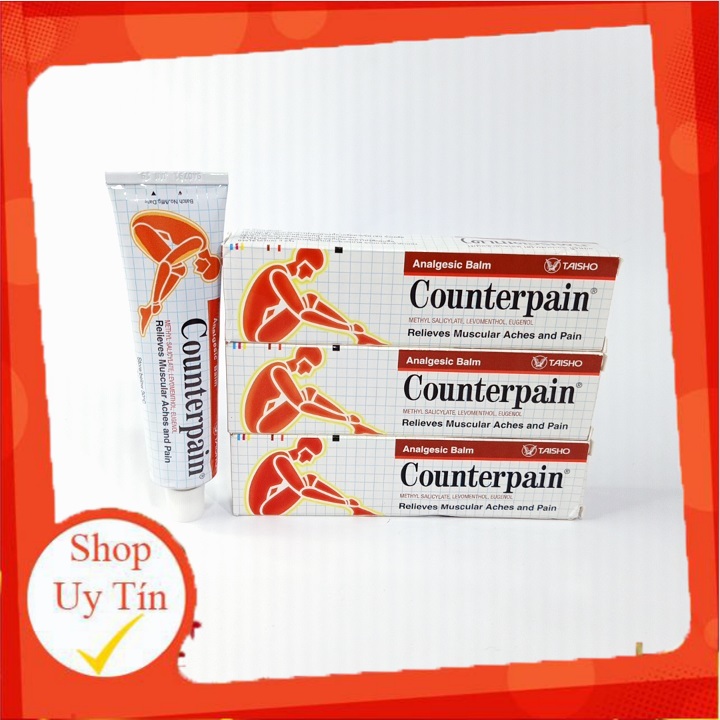 Kem xoa bóp nóng counterpain 60g đỏ thái lan giảm đau nhức xương khớp hiệu quả