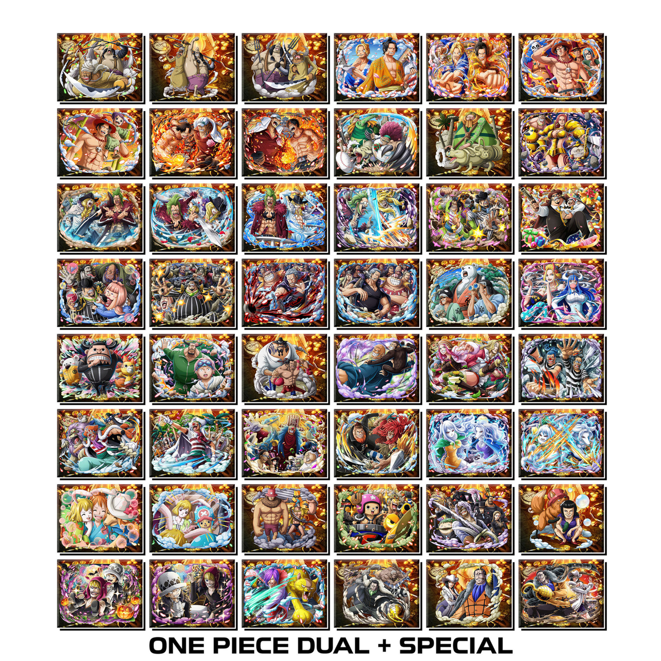 [Độc Quyền Phản Quang 7 Màu] - Phần 5 - Thẻ Bài One Piece - Dual Character & Special