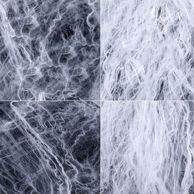 Mạng nhện trắng đen trang trí HALLOWEEN SUPER STRRRRETCH SPIDER WEB