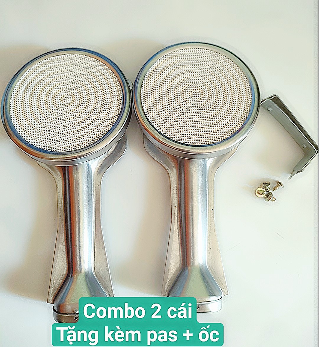 (Linh kiện bếp gas ) Bộ 2 điếu hồng ngoại phi 90 ,dài 19,5cm dày chắc chắn tặng kèm pas óc -mã hàng VT69