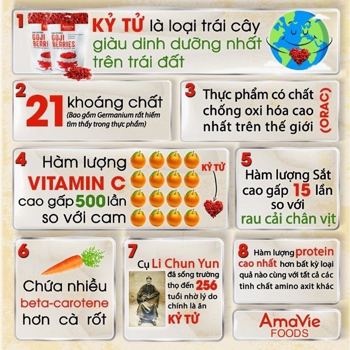 Kỷ tử hữu cơ C'Lavie cho bé ăn dặm