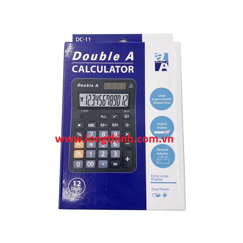 [HCM] Máy tính Double A DC-11 [ Pin + năng lượng mặt trời ]