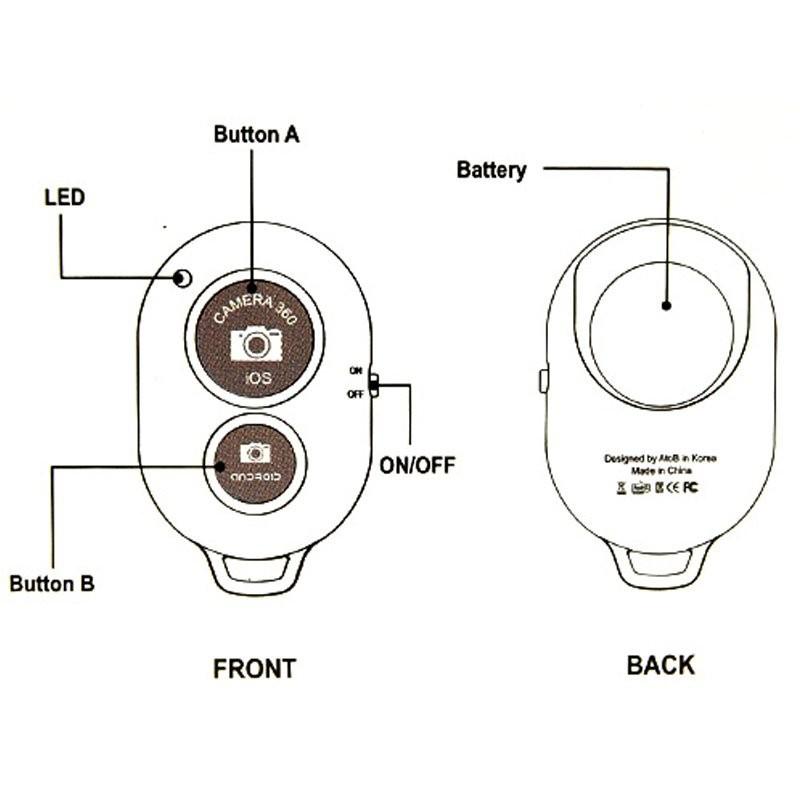 Điều khiển Bluetooth chụp hình từ xa cho điện thoại