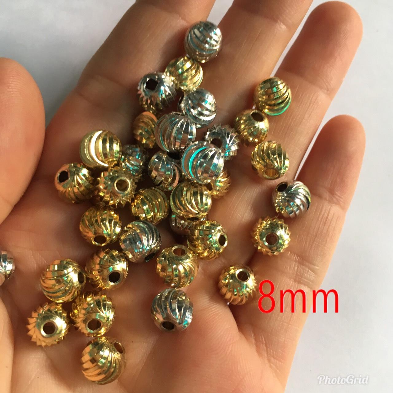 Hạt đá xoắn size 4-8mm (chọn mẫu)