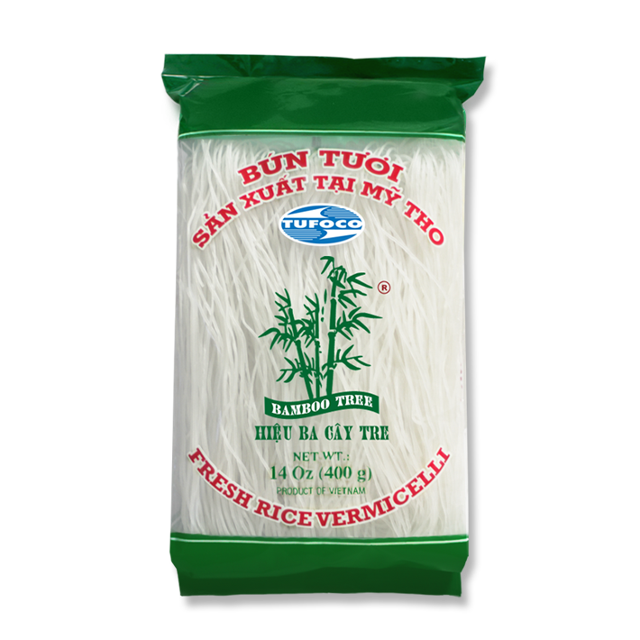 Bún tươi (sấy khô) 400g Ba Cây Tre, loại A (chất lượng xuất khẩu)