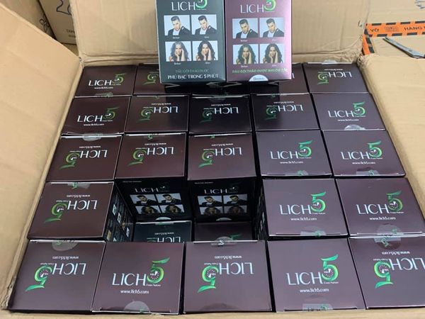 Dầu gội thảo dược nhuộm đen tóc Lich5