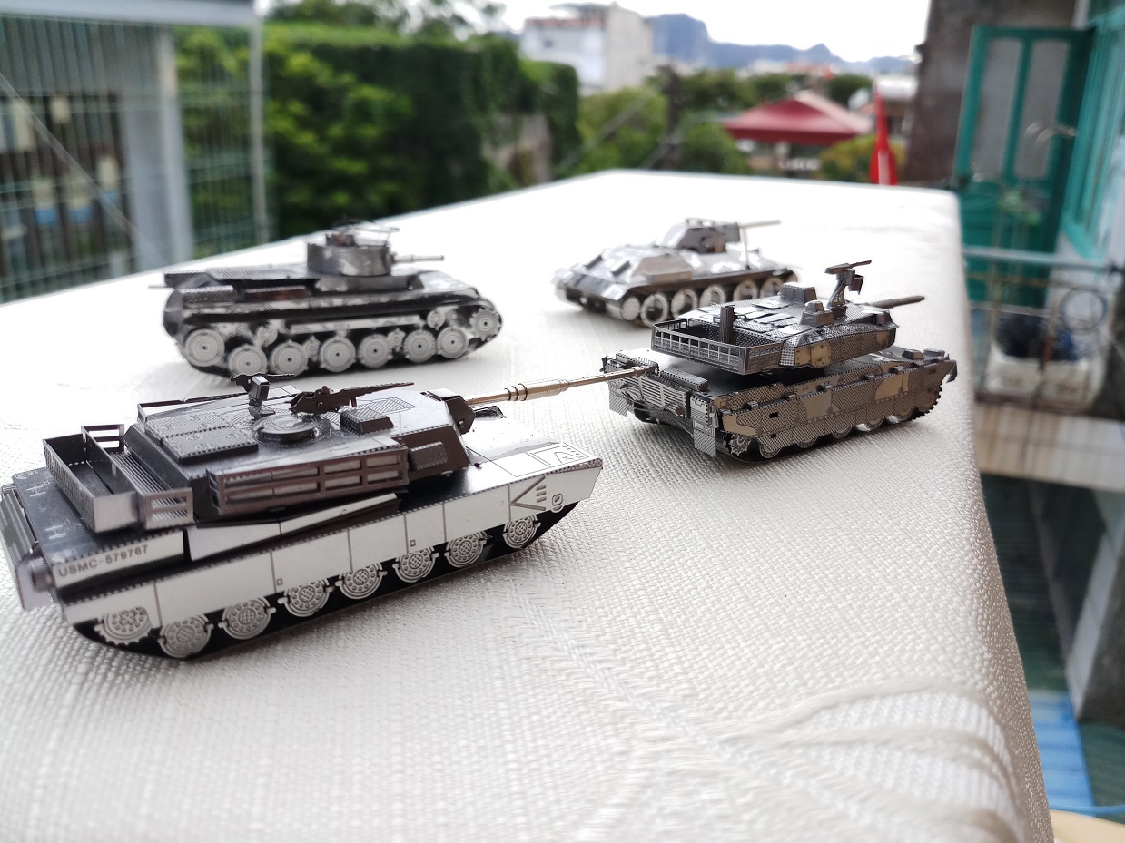 (Đã Lắp/ handmade ) Xe tăng mô hình kim loại 3D