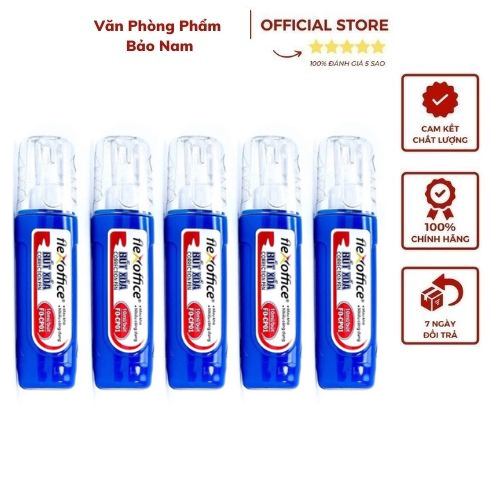 Bút Xóa Nước TL Flex Office CP01 - mực dạng dung môi ít bị tắt, che phủ tốt, mau khô không bị lem