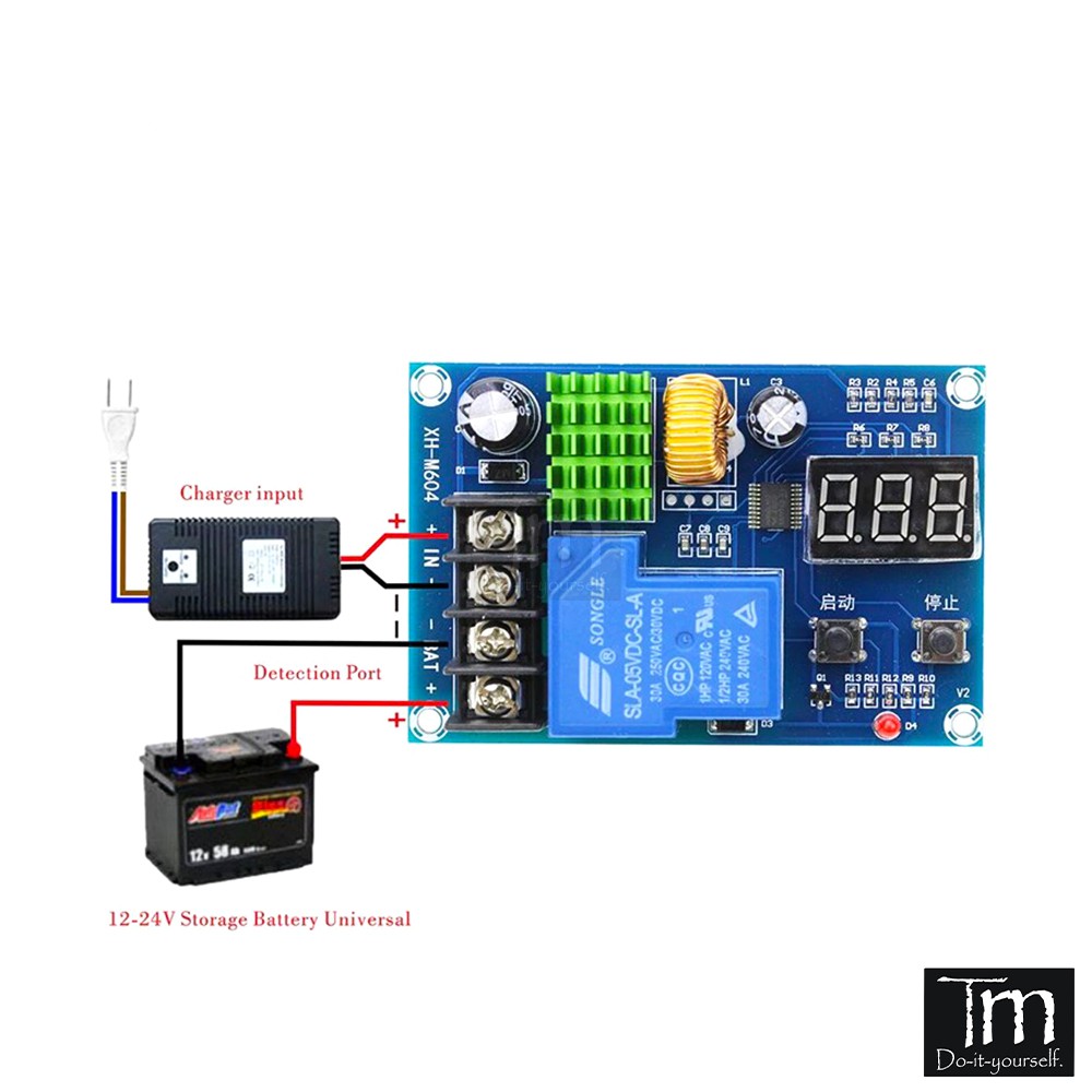 Mạch Bảo Vệ Sạc Ắc Quy Tự Ngắt 6 – 60VDC (XH-M604)