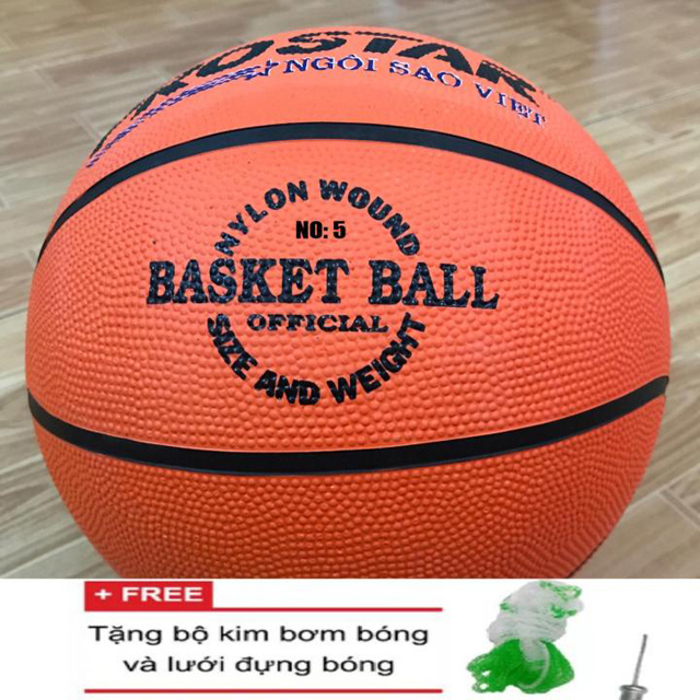Quả bóng rổ cao su Prostar số 5 (màu cam)