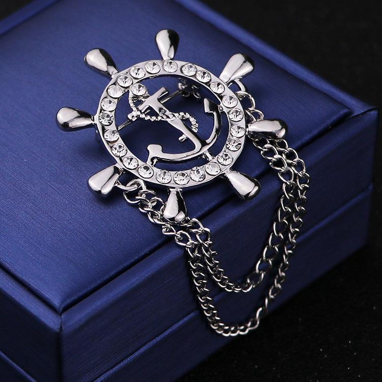 [HCM]Cài Áo Chain Anchor Cá Tính Thời Trang Âu Mỹ CATAUXICH04