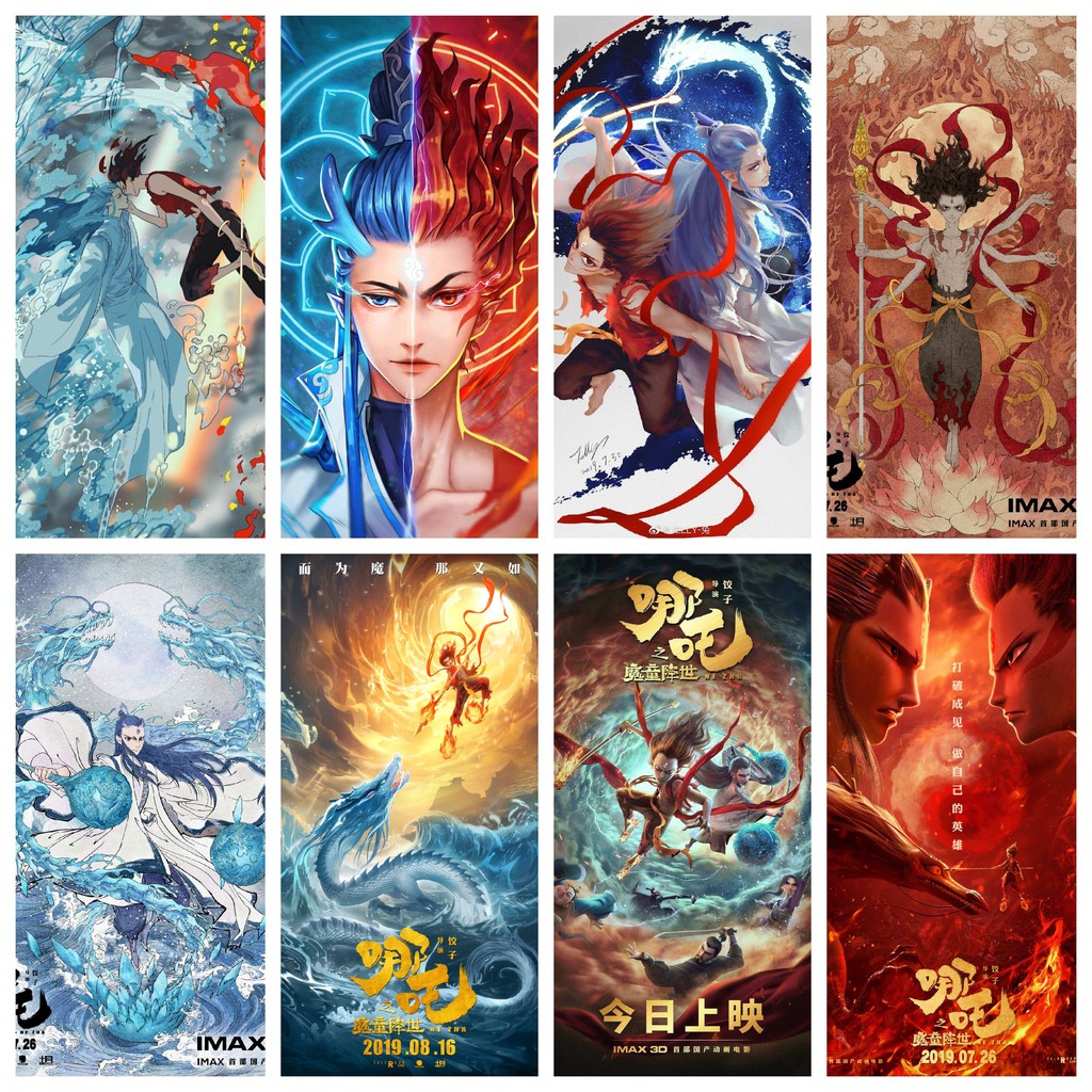 Poster Natra Ma đồng giáng thế anime chibi tranh treo album ảnh in hình đẹp