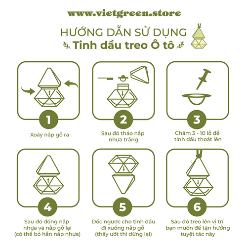 [HCM]Tinh dầu cà phê - Tinh dầu treo xe ô tô