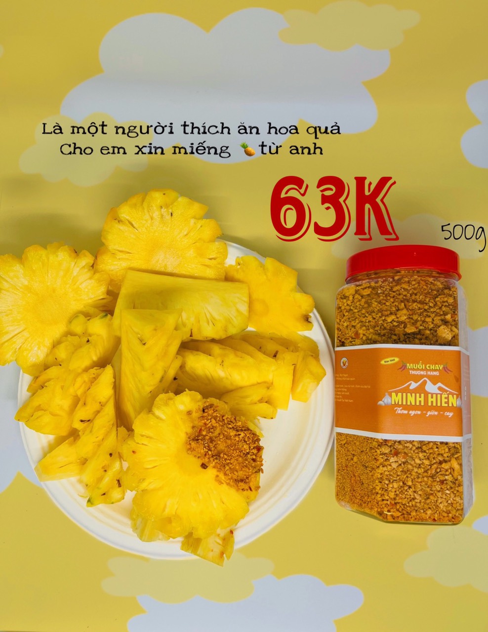 Muối Chay Minh Hiến Thượng Hạng 200g