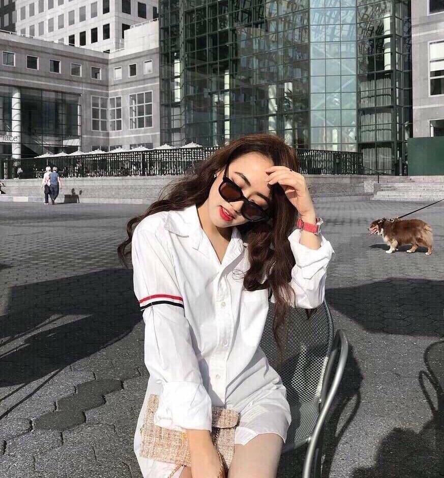 Áo sơ mi nữ sọc tay siêu hót
