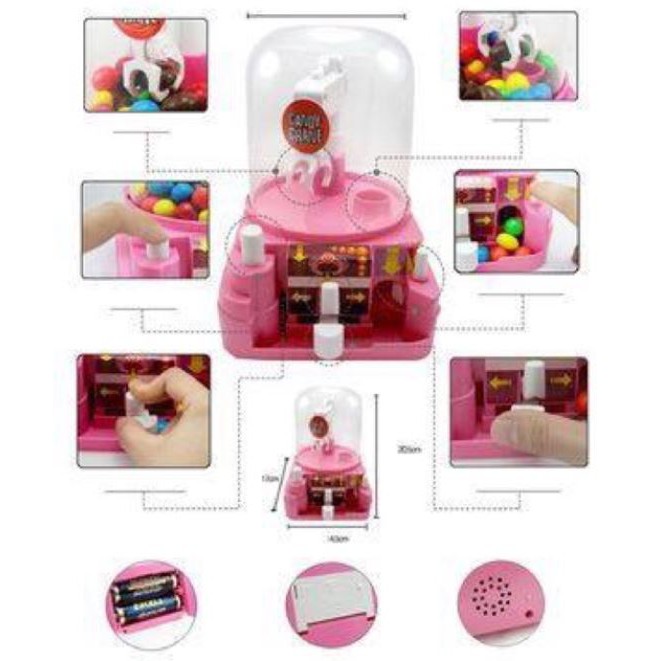 [HCM]Bộ đồ chơi gắp bóng candy crane