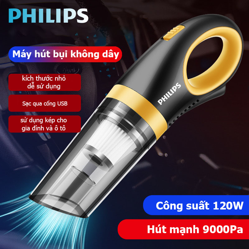 Máy hút bụi ô tô cầm tay không dây đa năng cao cấp 4 trong 1 - Máy hút bụi mini nhỏ gọn tiện - Máy hút bụi cầm tay không dây sạc điện,10000 + pa, hút mạnh, không dây