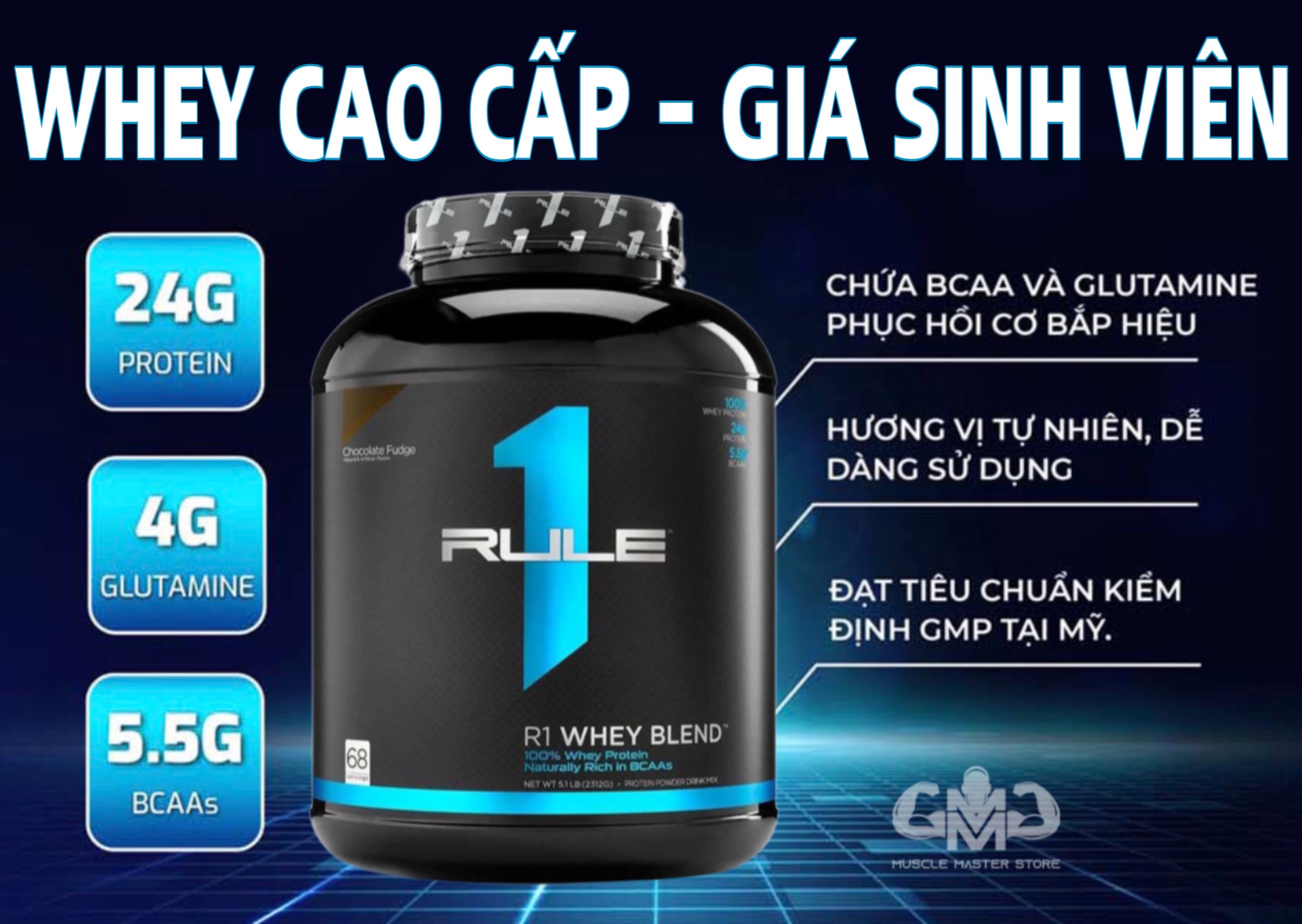 Thực Phẩm Bổ Sung Rule 1 Blend 2.3Kg