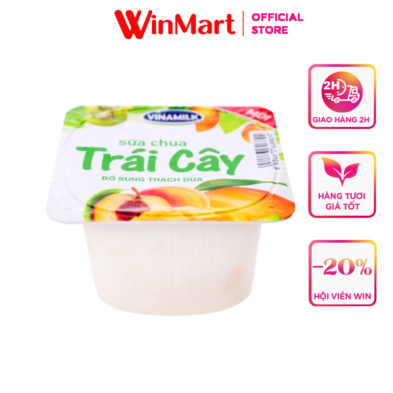 [Siêu thị WinMart] - VINAMILK Sữa chua ăn trái cây 100g
