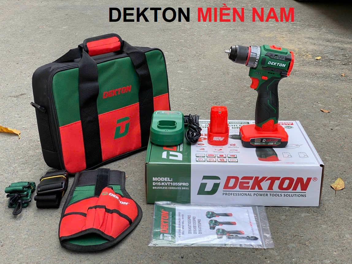 Máy khoan pin Dekton ID1060PRO 60Nm, D16-KTV1055PRO, / 1060 Pro D16 / Khoan pin Mini
