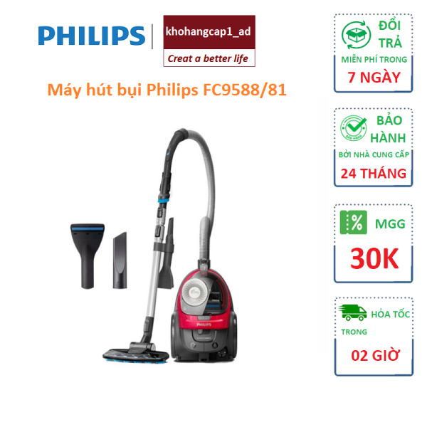 Máy hút bụi Philips FC9588/81 công suất 1700W BH - 24 Tháng - Khohangcap1_ad