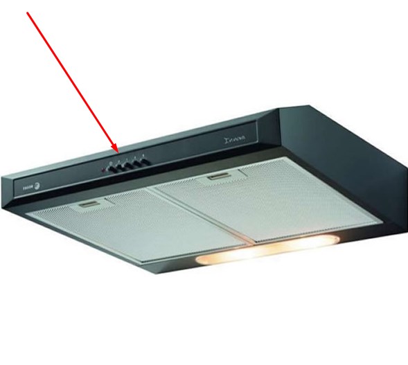 Công tắc máy hút mùi ( hút khói ) 3 tốc độ quạt